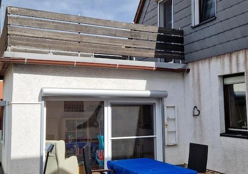 Anbau und Terrasse OG