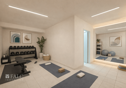 Einrichtungsbeispiel Fitnessraum