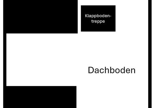 Grundriss Dachboden