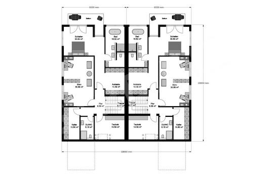 Grundriss Souterrain