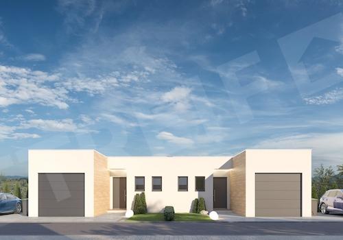 Doppelhaus Rheinblick vorne