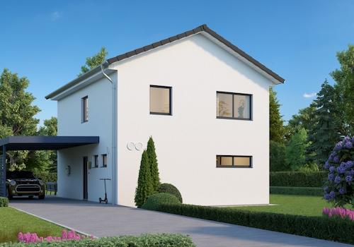 Base Haus Seitenansicht