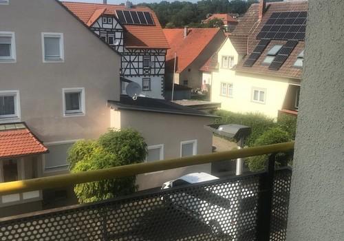 Ausblick Balkon