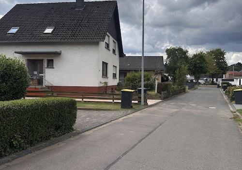 Seitenansicht Wohnstraße