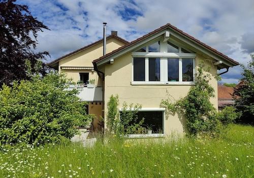 vom Neubaugebiet aus