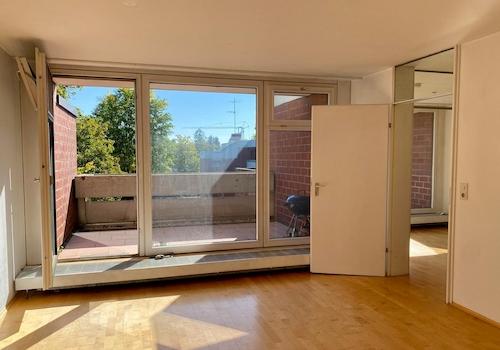 Blick auf den Balkon