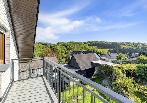 Blick vom Balkon