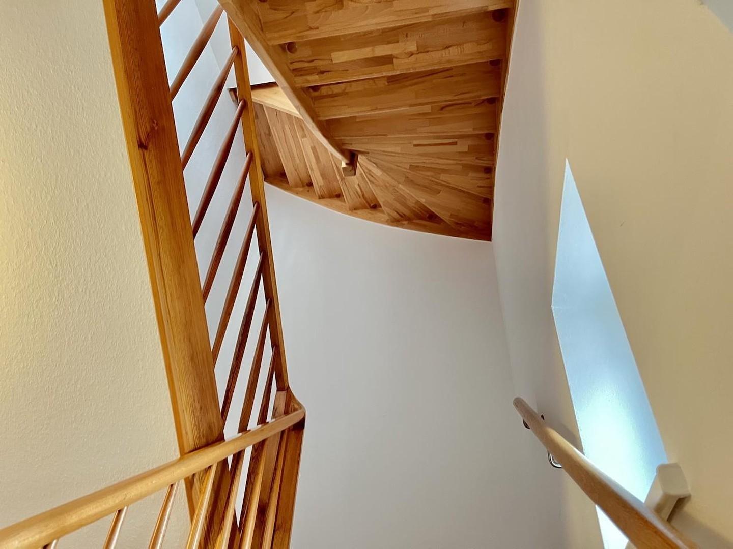 Sanierte Treppe