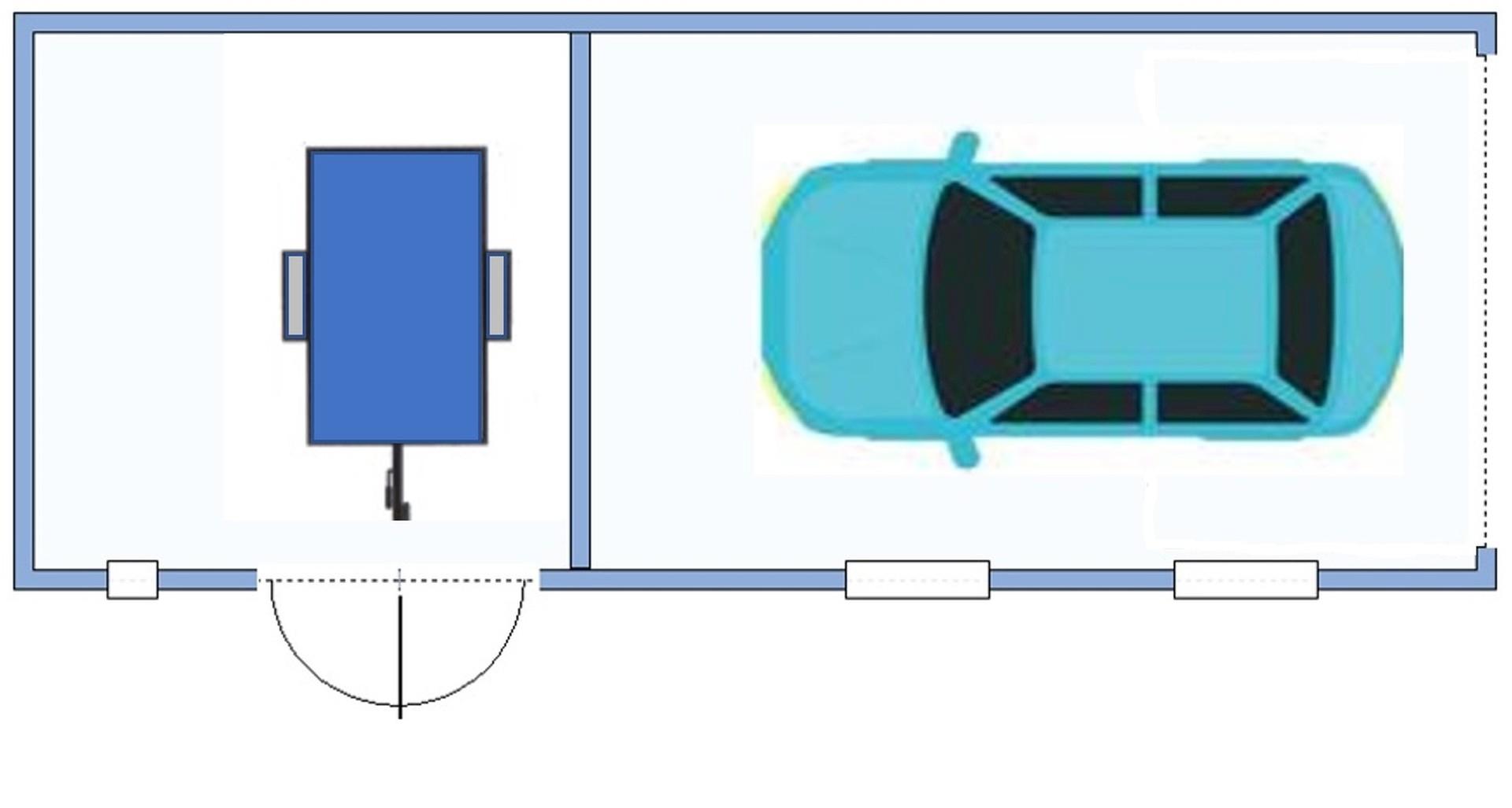 Garage-Auto/Garage-Anhänger