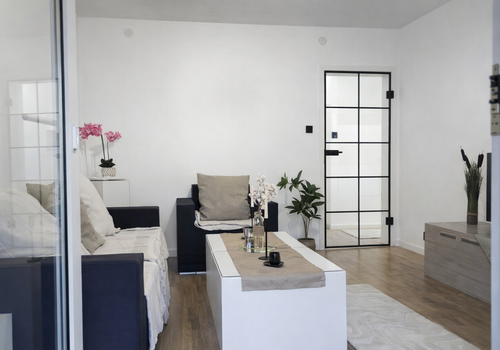 Wohnzimmer Blick vom Balkon