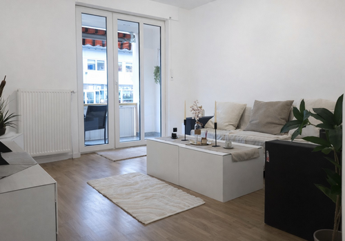 Wohnzimmer Blick vom Flur