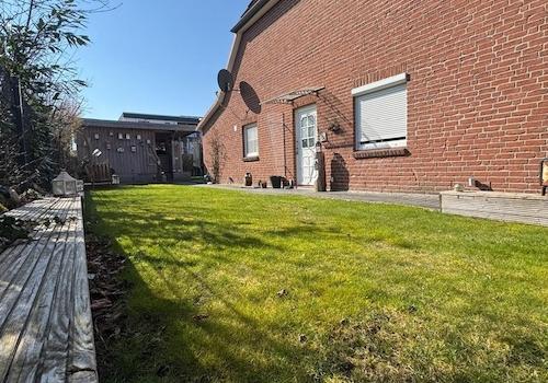 Blick auf die Garage