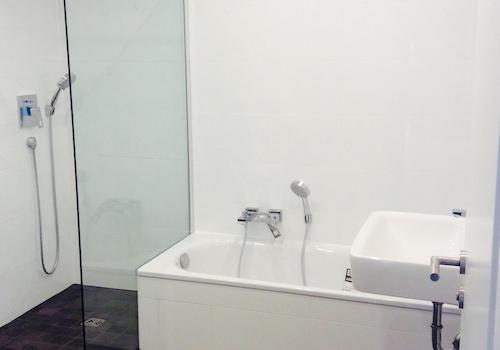 Vollbad Dusche & BW