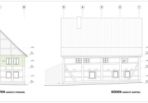 Wohnhaus Ansicht Süd West