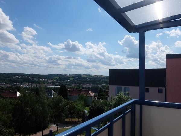 Ausblick vom Balkon