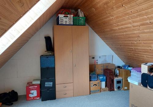 Gedämmter Spitzboden