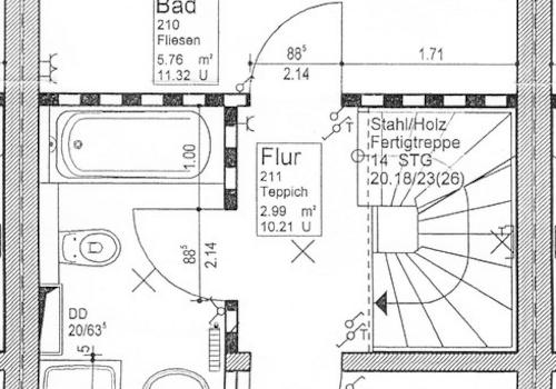 Grundriss Obergeschoss