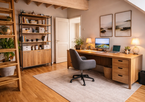 Visualisierung Arbeitszimmer