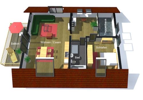 3D Animation Wohnflächen