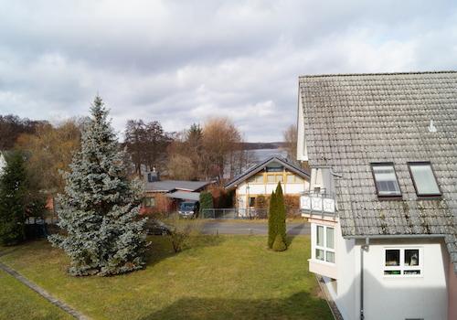 Blick vom Balkon