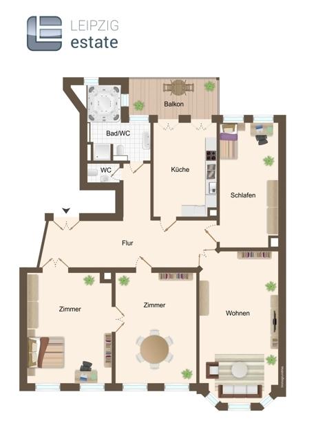 04105 Leipzig / Zentrum-Nordwest - Photo 3