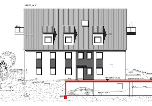 Ansicht Nord-Ost Haus 1-1