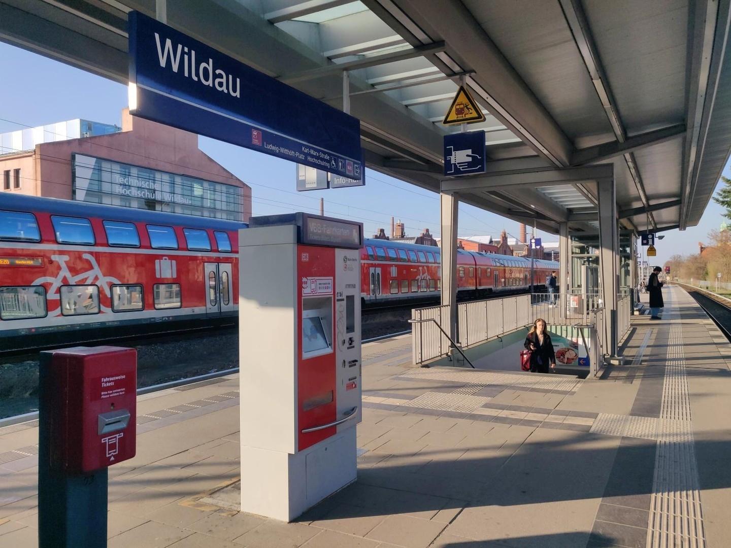 S Bahn Haltestelle Wildau