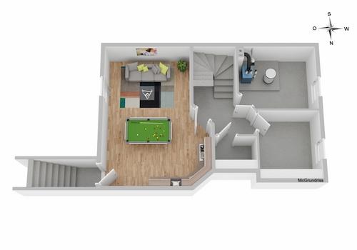 Raumaufteilung Keller