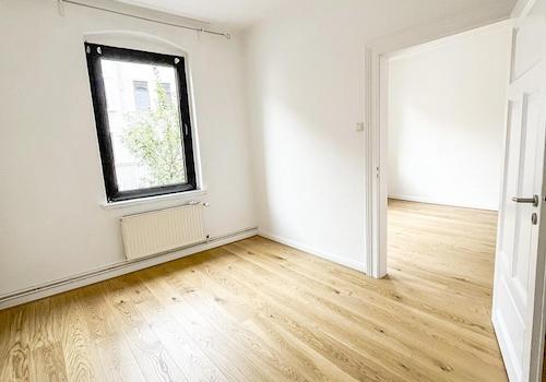 Neu verlegtes Parkett