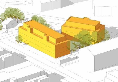 Visualisierung Baukörper