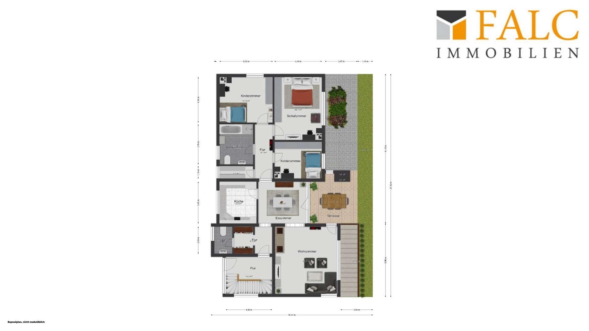 Erdgeschoss: Grundriss