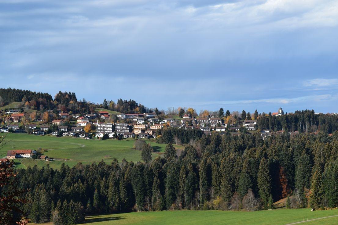 Sicht auf Oberreute