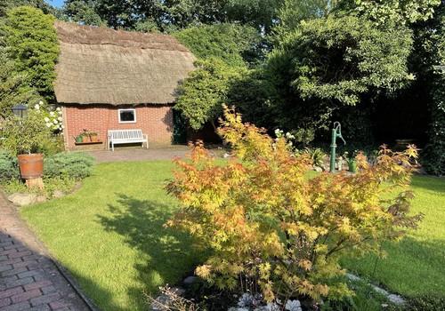 Blick auf die Garage