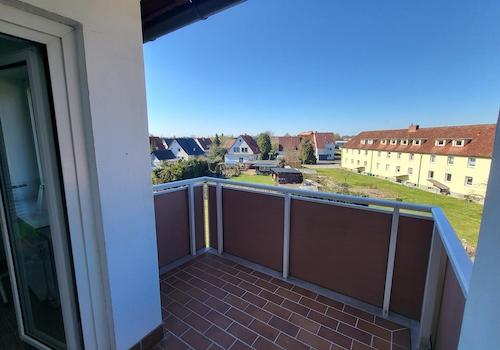 Blick vom Balkon