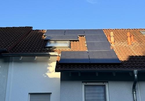 Hausansicht - Vorderseite Dach