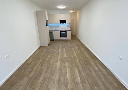 Wohnzimmer mit Küche