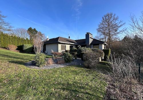 Garten-Blick auf das Haus