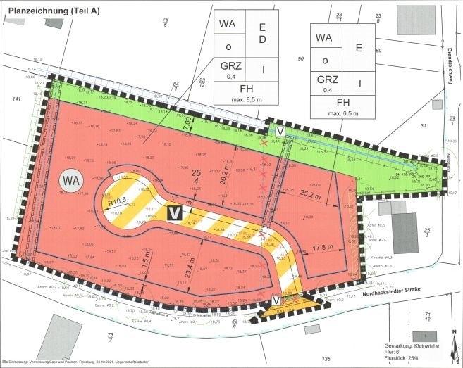 Planzeichnung Teil A