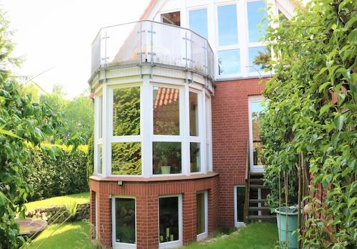 Blick aus dem Garten