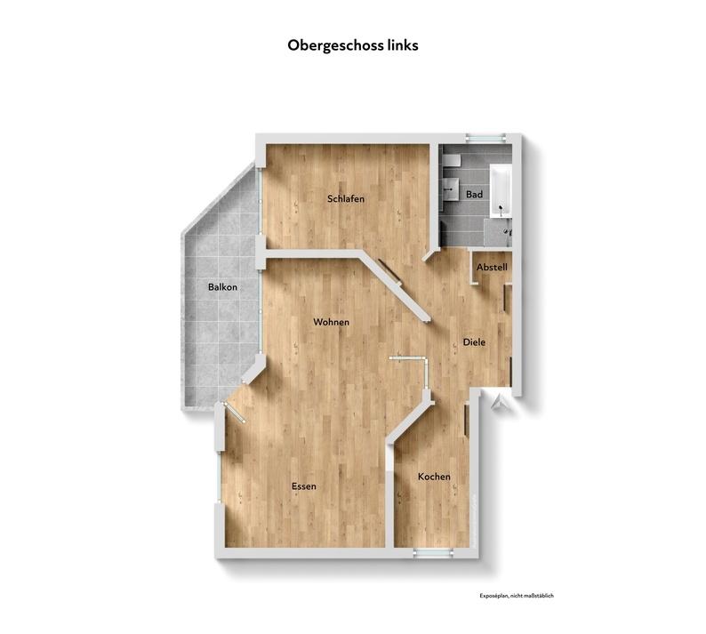 vermietete Eigentumswohnung