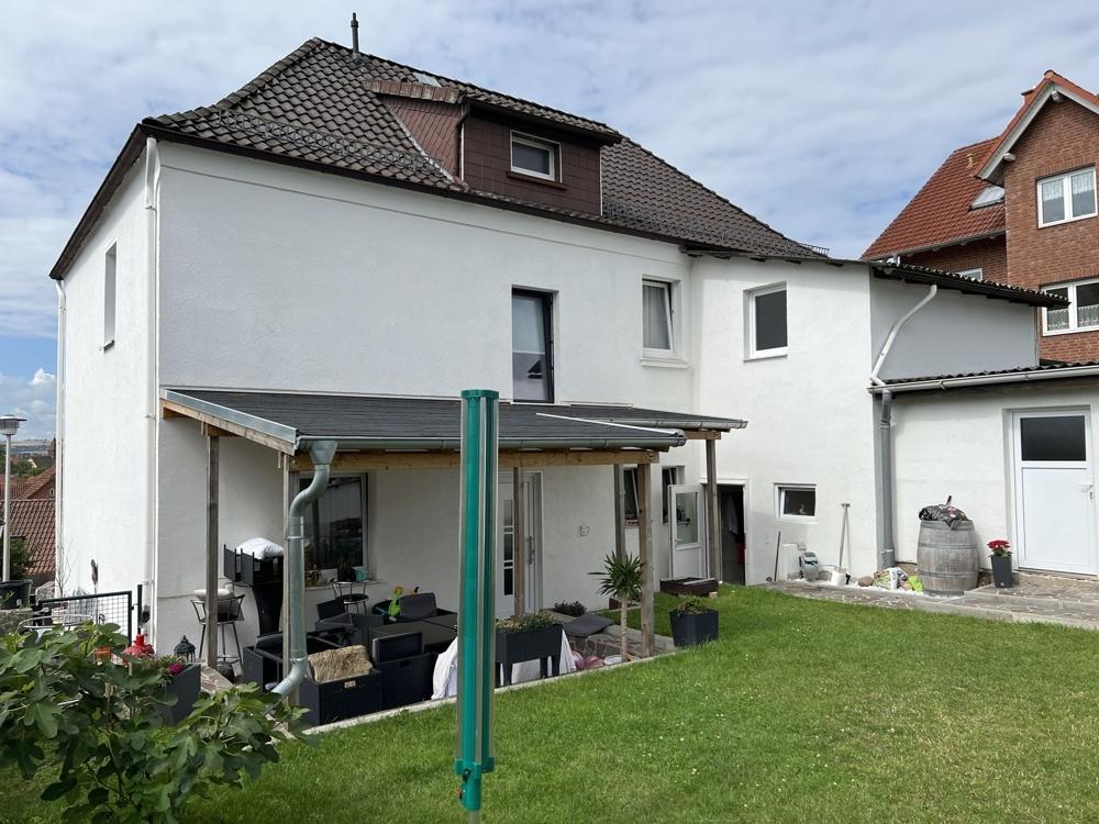 Die überdachte Terrasse