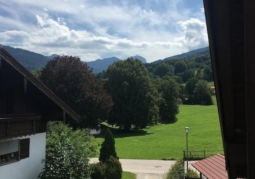 Blick vom Balkon