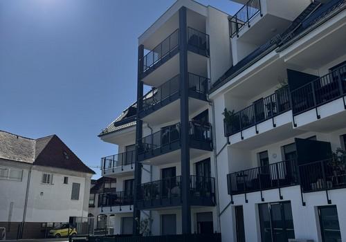 Rückseite des Wohnhauses