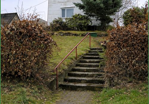 Sicht von der Strasse