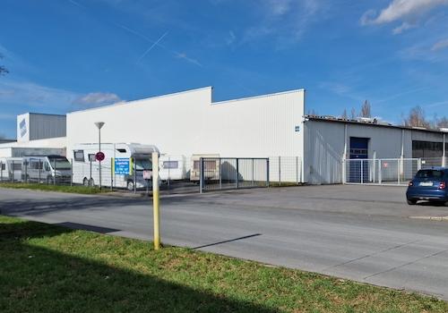 Halle B 2800 qm Seitenansicht