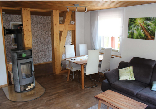 Essbereich im Wohnzimmer