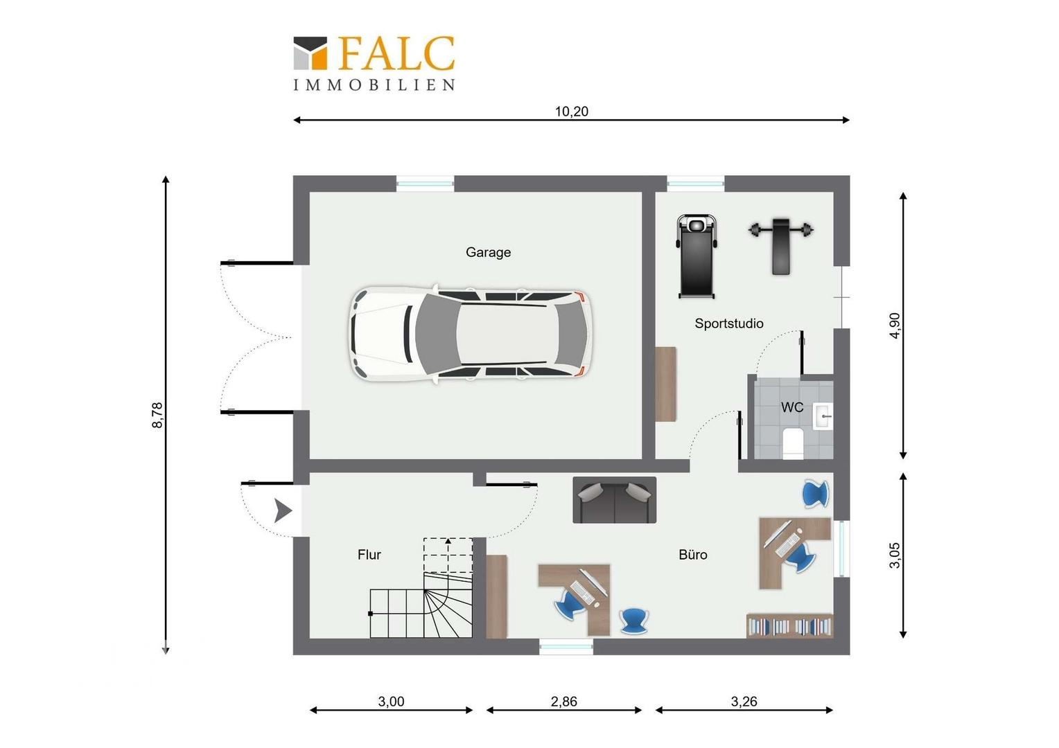 Erdgeschoss Nebenhaus