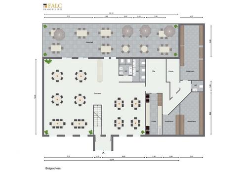 Grundriss Erdgeschoss Gasthaus