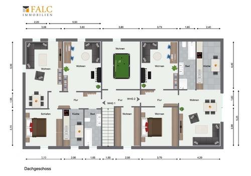 Grundriss Dachgeschoss Gasthaus