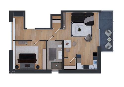 Haus 17a Obergeschoss